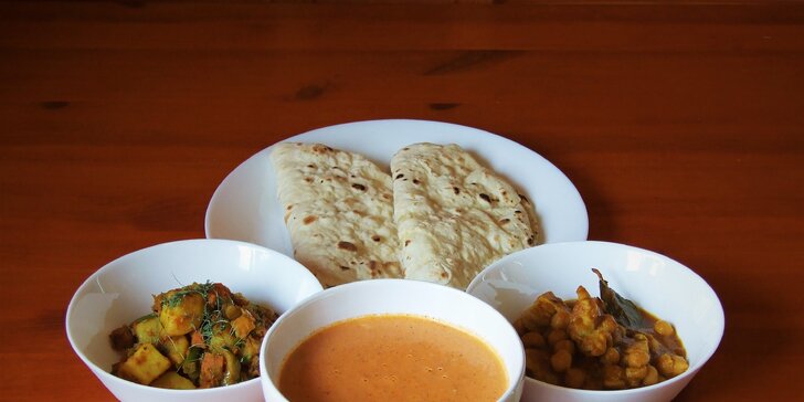 Ochutnejte Indii: polévka, hlavní chod a dezert v Black Taj Kebab dle výběru