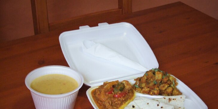 Ochutnejte Indii: polévka, hlavní chod a dezert v Black Taj Kebab dle výběru