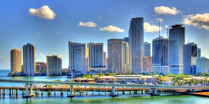 Záloha na březnový zájezd na Miami Beach: letenka, 7 nocí v hotelu a průvodce