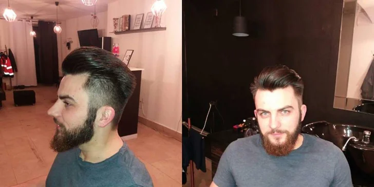 Chvilka pro pány: Sestřih vlasů a drink v nově otevřeném David´s Barber Shopu