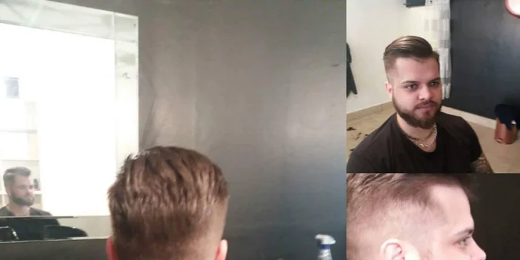 Chvilka pro pány: Sestřih vlasů a drink v nově otevřeném David´s Barber Shopu