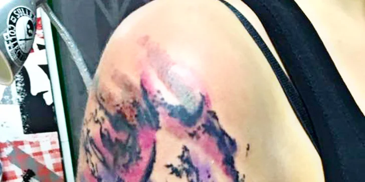 Nové tetování v profesionálním studiu Bronx ink