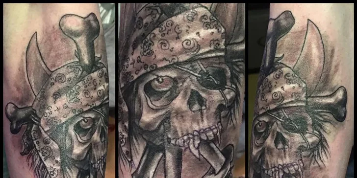 Nové tetování v profesionálním studiu Bronx ink