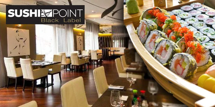 Sushi pro 2 osoby v Sushi Point Black Label Dejvice