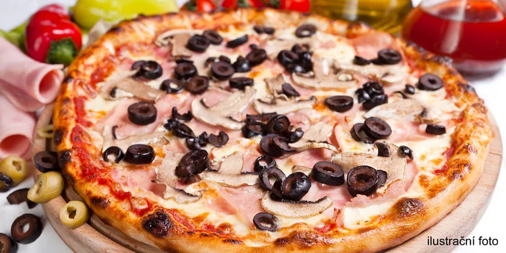 Rozkoš, co má ⌀ 32 cm: italská pizza výběrem z 10 druhů v rodinné pizzerii