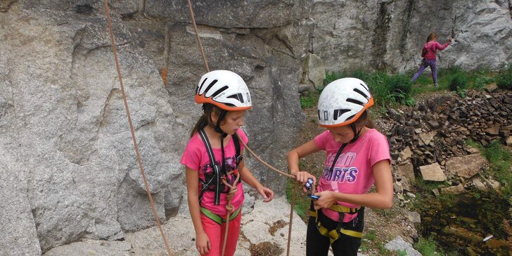 Dobrodružství začíná: celodenní horolezecký kemp pro děti od 5 do 15 let