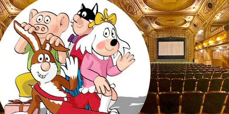 2 vstupenky na pohádku Čtyřlístek ve službách krále