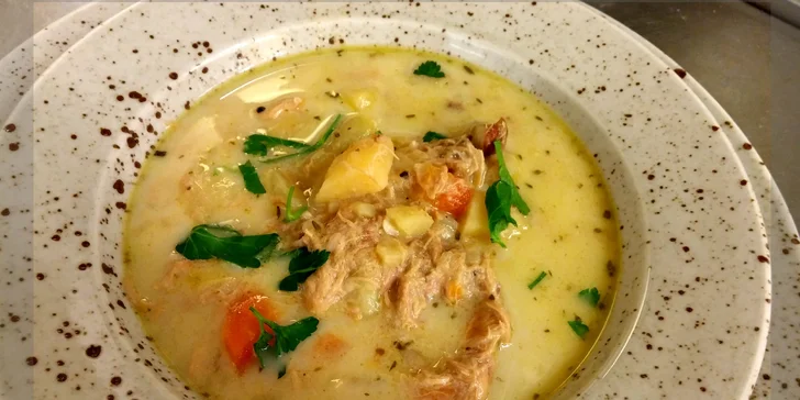 3chodové menu z čerstvých surovin pro jednu osobu