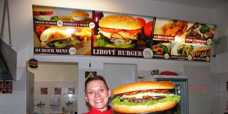6kilový Libový párty burger až pro 20 kamarádů