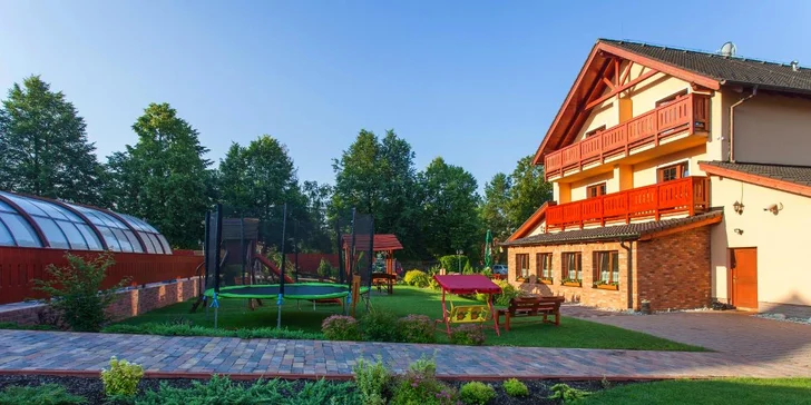 Wellness pobyt v penzionu Motýl*** u obce Bešeňová. Dítě do 12 let zdarma!