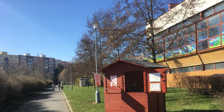 Roztočte to: kornout malé točené zmrzliny v parku na Lochotíně