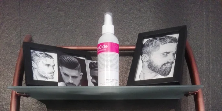 Chvilka pro pány: Sestřih vlasů a drink v nově otevřeném David´s Barber Shopu