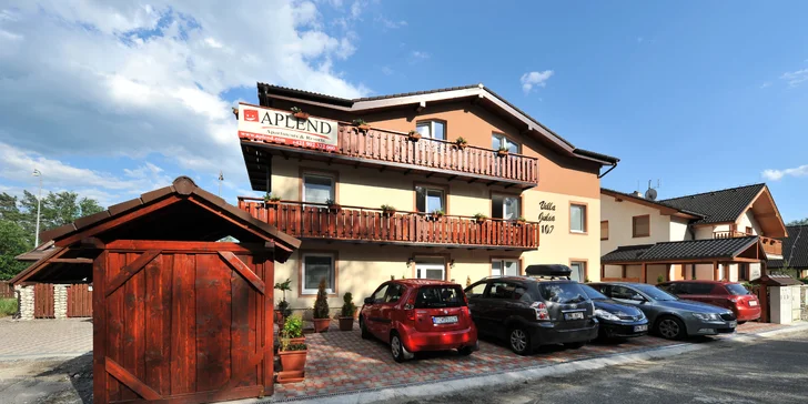Apartmány jen 1 km od lanovky na Skalnaté pleso či Lomnický štít