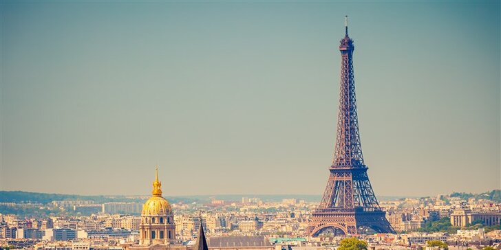 Zažijte na vlastní kůži město zamilovaných: Paříž na 1 noc se snídaní