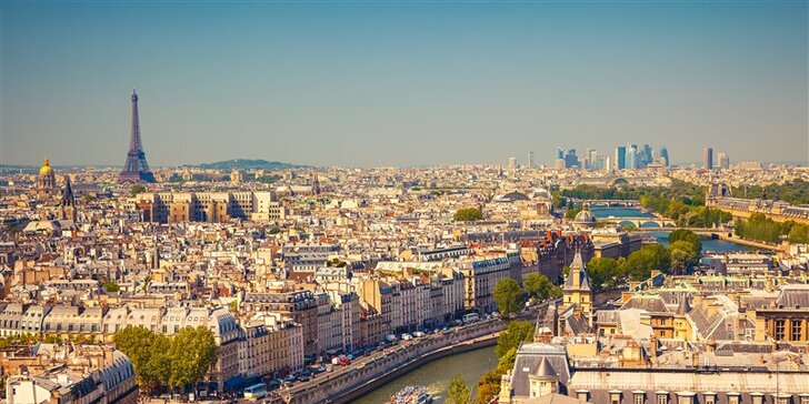 Zažijte na vlastní kůži město zamilovaných: Paříž na 1 noc se snídaní