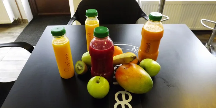 Dieta, která baví: Čerstvě namíchané ovocné a zeleninové šťávy na 3 nebo 5 dní