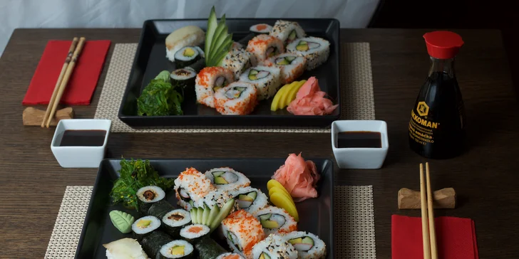 Japonské menu pro 2 degustátory - 5chodové menu a variace dezertů