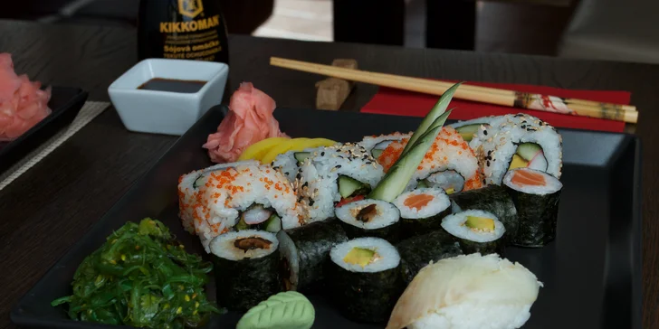 Japonské menu pro 2 degustátory - 5chodové menu a variace dezertů