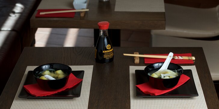 Japonské menu pro 2 degustátory - 5chodové menu a variace dezertů