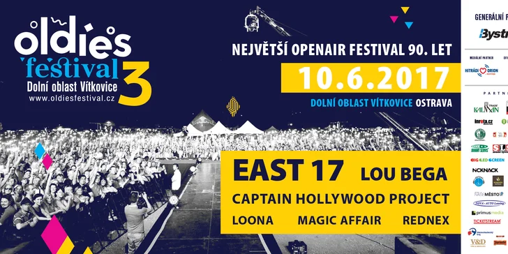 Oldies Festival: Rozjeďte to na největší open air akci v ČR s hity 90. let