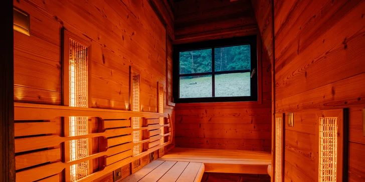 V ceně pobytu máte minimálně 2 hodinový relax ve wellness.