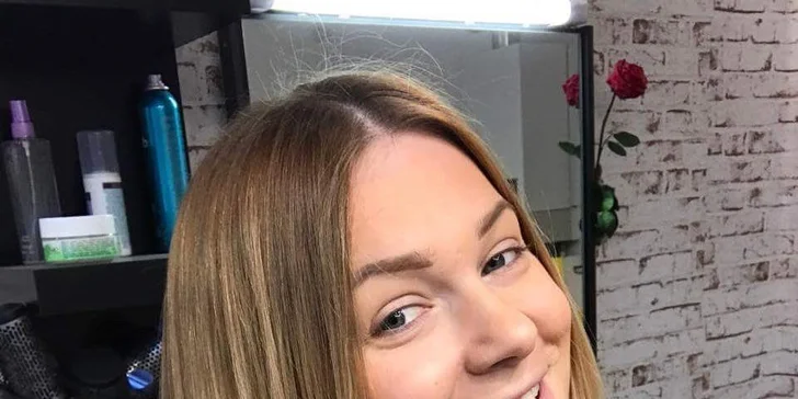 Zesvětlení vlasů technikou Balayage včetně střihu vlasů