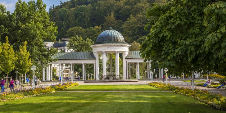 Relaxační wellness pobyt v Mariánkách s až 12 lázeňskými procedurami pro dva
