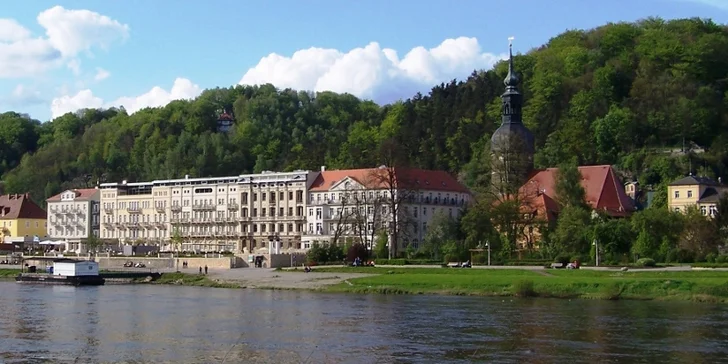 Vlakem do Bad Schandau s turistikou nebo koupáním v termálních lázních