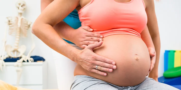 50minutová relaxační masáž pro nastávající maminky