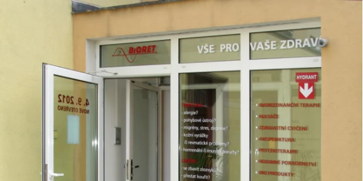 Masáže dle výběru na klinice Bioret