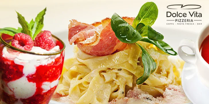 Dvě tříchodová menu z italských specialit
