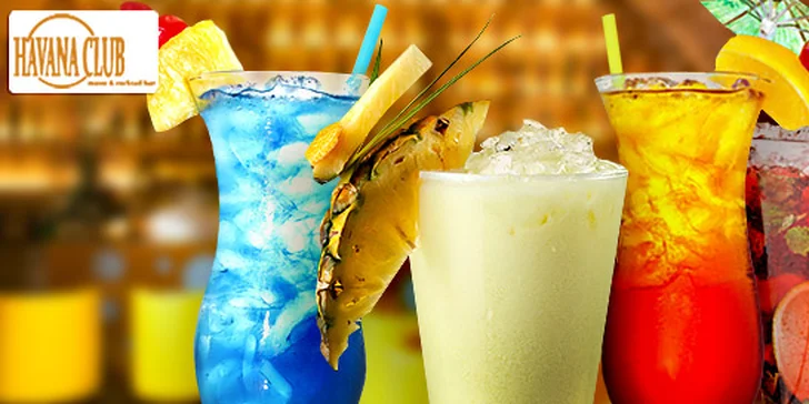 2 nebo 4 libovolné koktejly v baru Havana Club