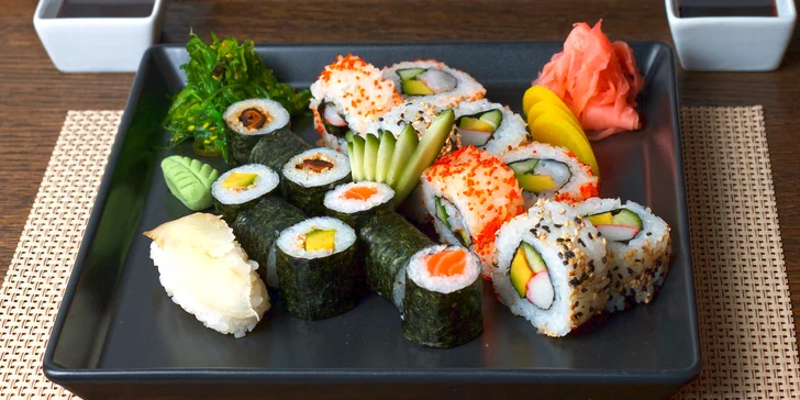 Japonské menu pro 2 degustátory - 5chodové menu a variace dezertů