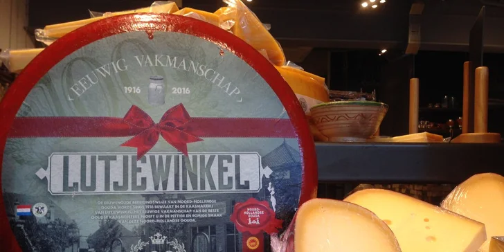 300gramové holandské sýry: jubilejní gouda nebo jemný sýr Belsagio