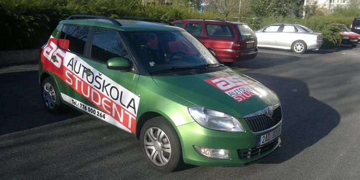 Řidičský průkaz sk. B v Autoškole Student - jarní a letní kurzy