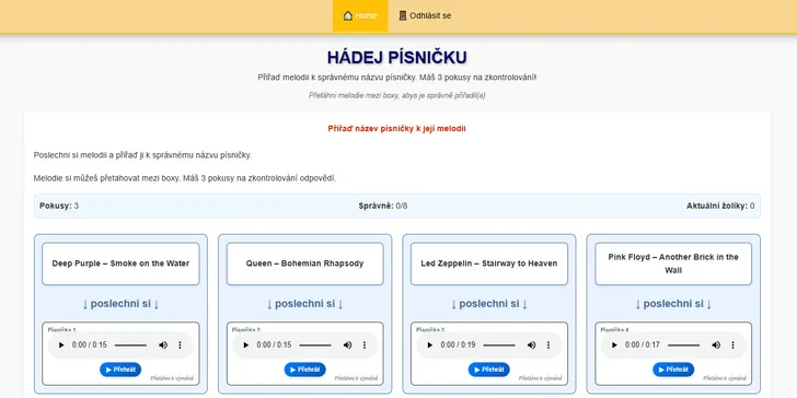 Stačí zapnout počítač, pozvat přátele a nechat se unášet atmosférou, kde se úspěch neodpouští! 