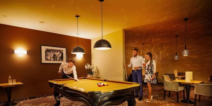V hotelu si na své přijdou i milovníci kulečníku.