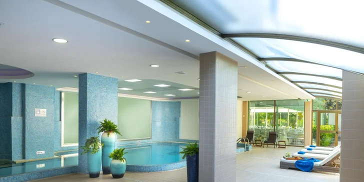 Za příplatek se můžete rozmazlit návštěvou hotelového wellness centra.