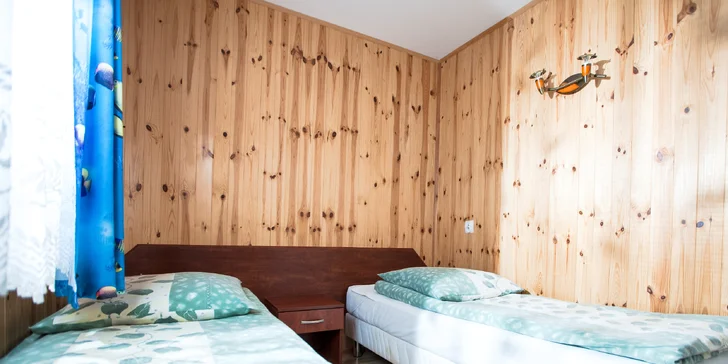 Některé apartmány mají více pokojů.