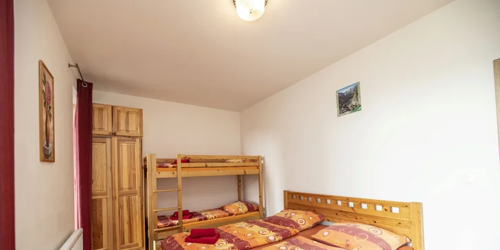 Vyrazit můžete v páru nebo s rodinou, apartmány jsou vhodné až pro 4 osoby.