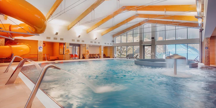 Ubytujete se v Blue Mountain Resortu****, ke kterému patří parádní aquapark a wellness. 