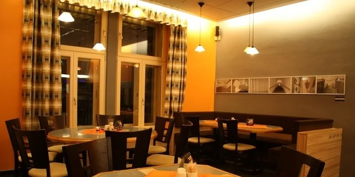 Voucher neplatí na polední menu a pití, určitě ale nenechte nápojový lístek bez povšimnutí.