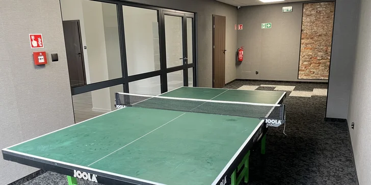 A nechýba ani ping-pong.
