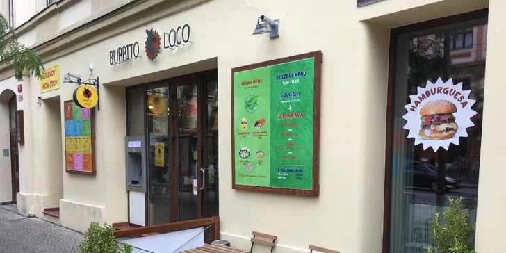 Burrito Loco najdete v Americké ulici.