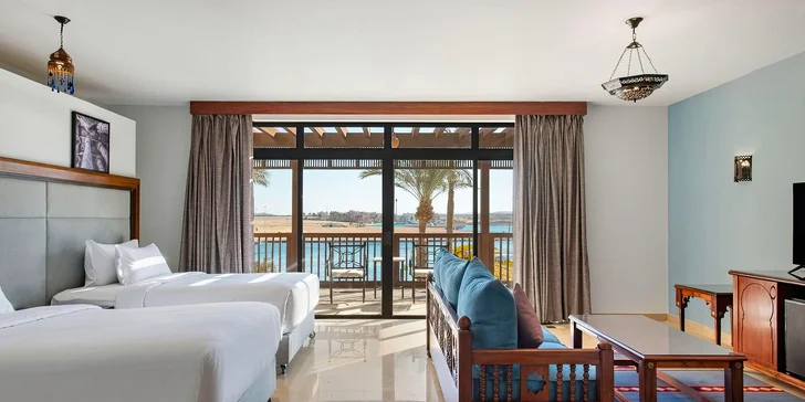  V 5* hotelu Marina Resort Port Ghalib Radisson Individuals v Marsa Alam si užijete pohodovou dovolenou.