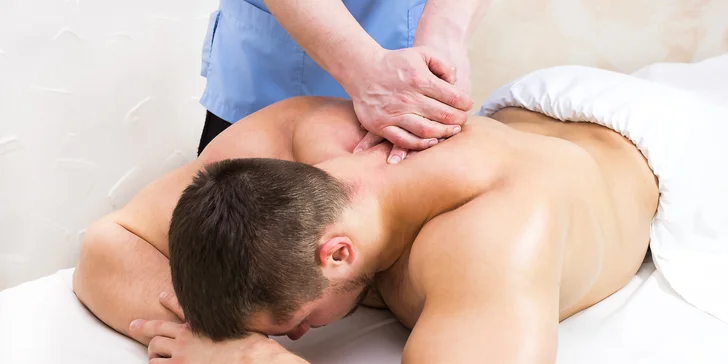 30-60 min. relaxu: sportovní masáž zad, zad a šíje i celého těla