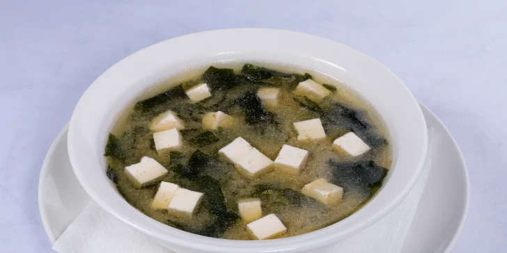 I vegetariáni si tu přijdou na své. Co takhle Miso s tofu?
