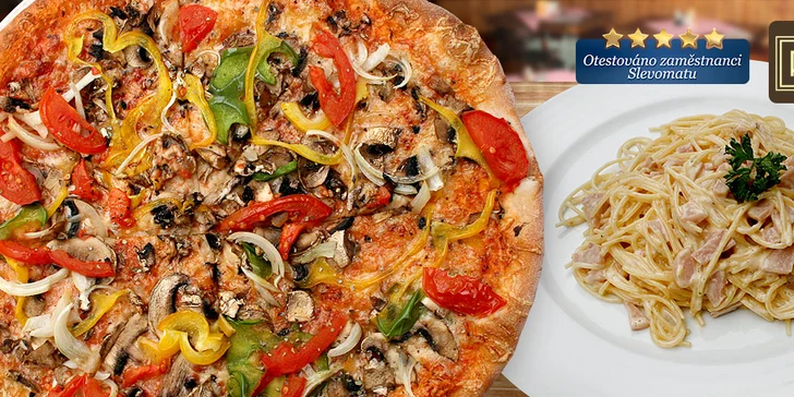 2× pizza nebo 2× těstoviny i s rozvozem v pizzerii Roma Uno (otevřeno nonstop!)