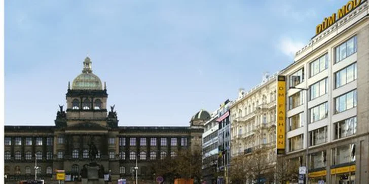 Salon se nachází přímo na Václavském náměstí.