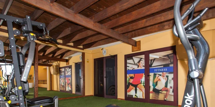 Využít můžete i fitness.